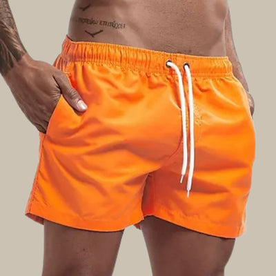 Short de bain homme – Coupe décontractée – Séchage rapide – Taille élastique ajustable