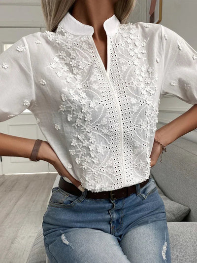 Sophie™ | Blouse luxueuse brodée
