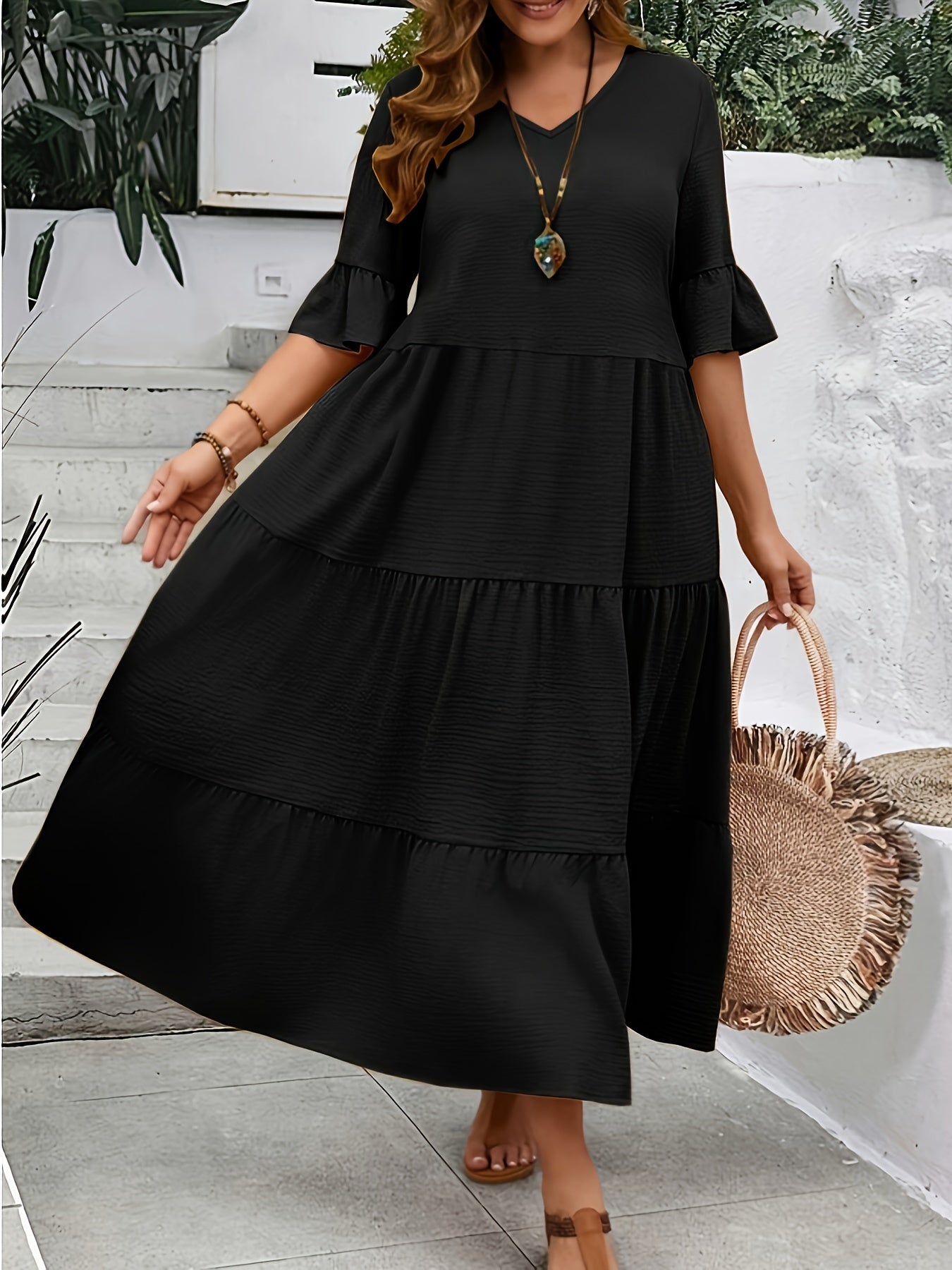 Serena™ | Robe Bohème Fluide Élégante