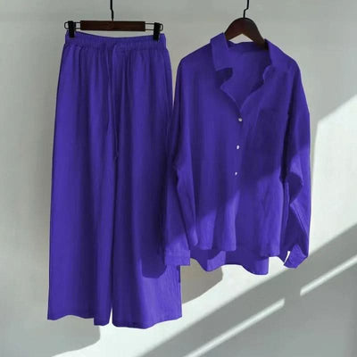 Morgane™ | Ensemble Coton-lin Élégance Confort