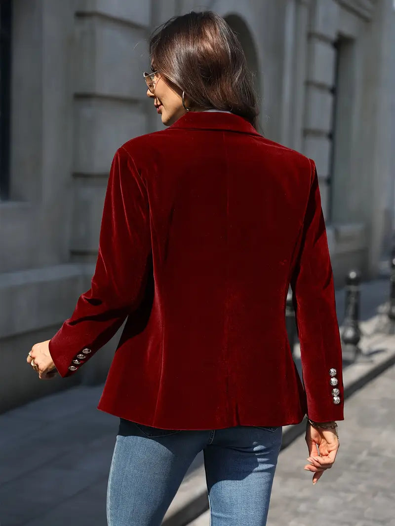 Bellini™ | Blazer en Velours Élégant