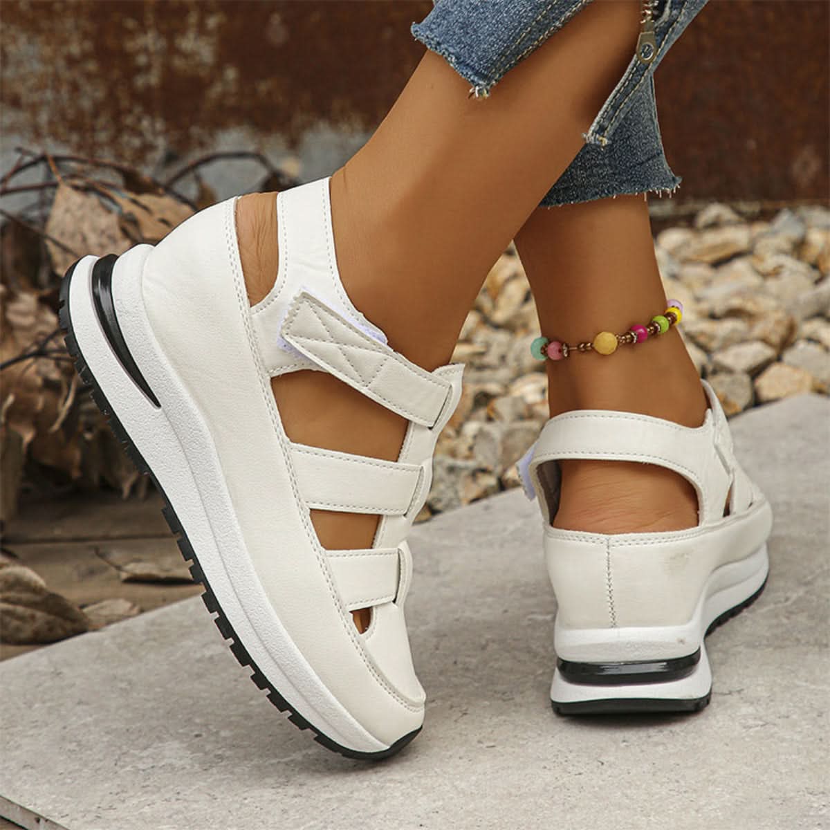 Morgane™ | Sandales avec fermeture velcro
