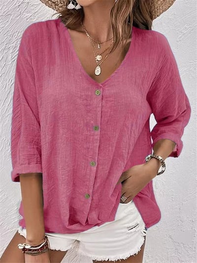 Élisa™ | Blouse Légère à Col V