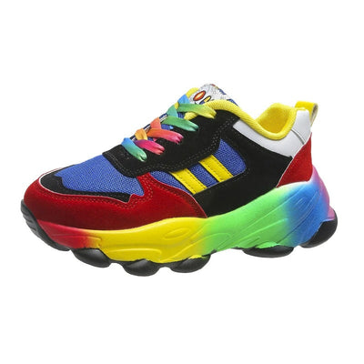 Alaya | Baskets Colorée Pour Femme | À Lacets
