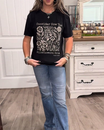 T-Shirt Ample Imprimé