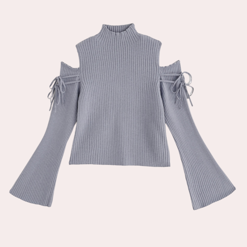 SHIKLAH - Pull Mode à Épaules Dégagées pour Femmes