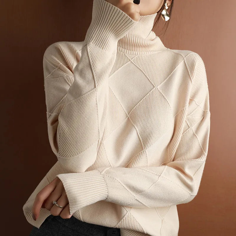 Mara™ - Pull à col roulé doux et confortable