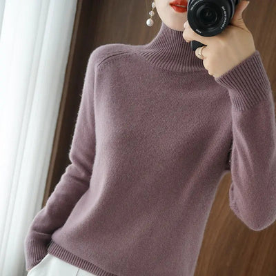 Marlene™ - Pull décontracté ample avec col montant