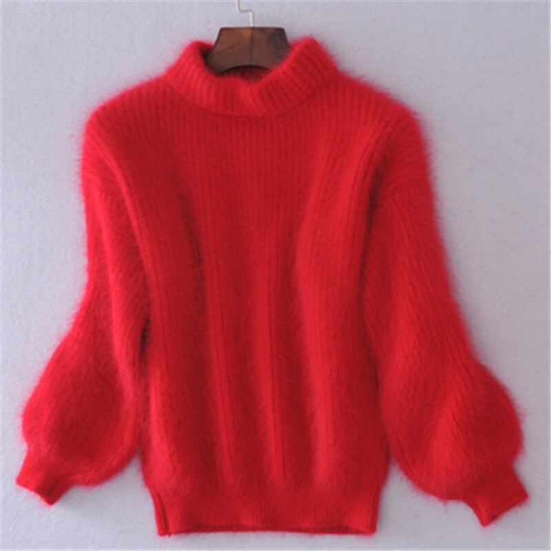 Loose Knitted Wool Sweater