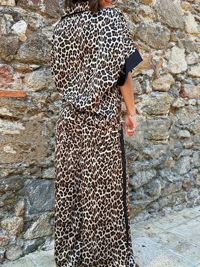 Vita – Ensemble large imprimé léopard fluide