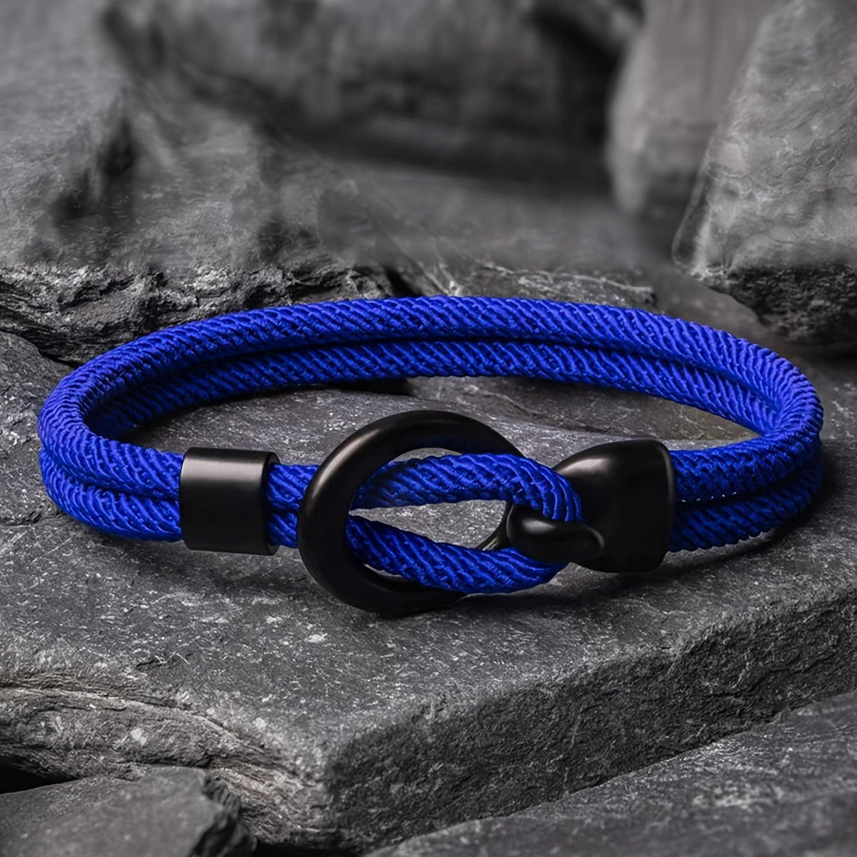 Bracelet de corde élégant fait à la main pour hommes - Parfait pour l'automne !
