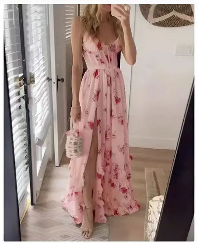 Zaria™ | Robe Fendue Fleurie