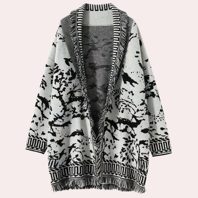 LACINDA - Cardigan Tricoté Sophistiqué pour Femmes