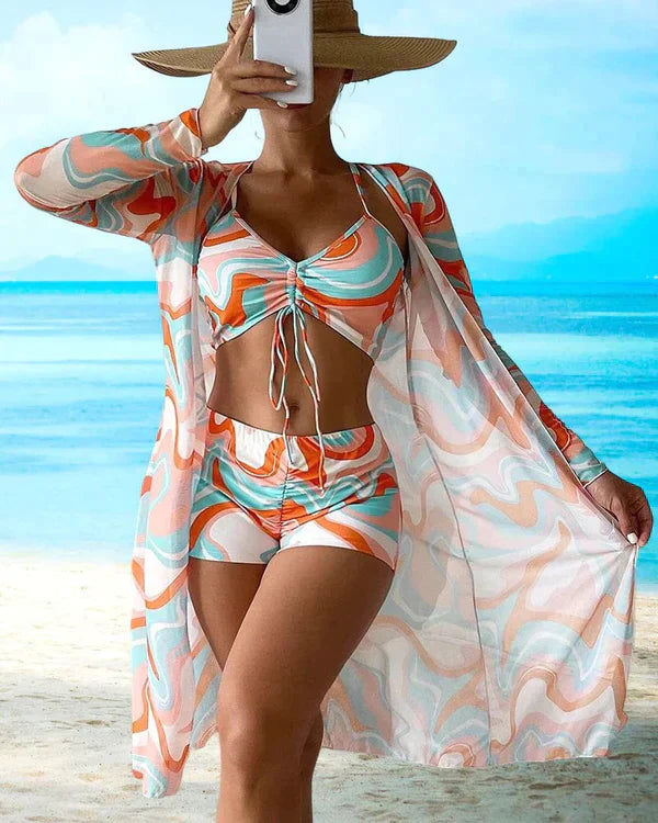 Alma - Ensemble de bikinis 3 pièces pour un look ensoleillé
