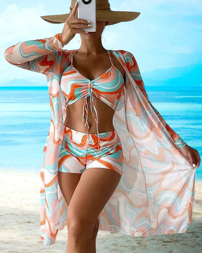 Alma - Ensemble de bikinis 3 pièces pour un look ensoleillé