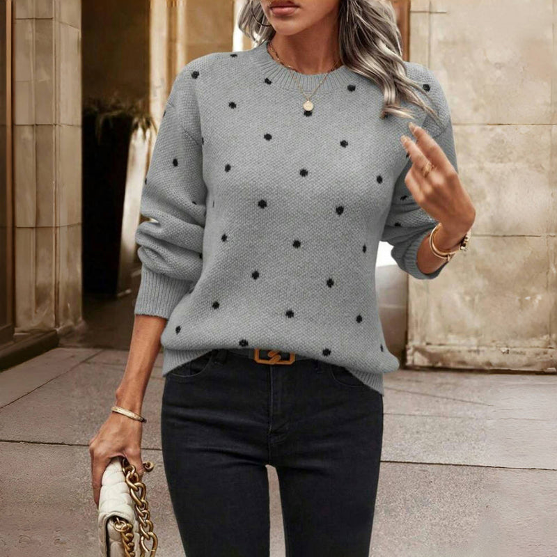Lilah | Pull-over en maille à pois