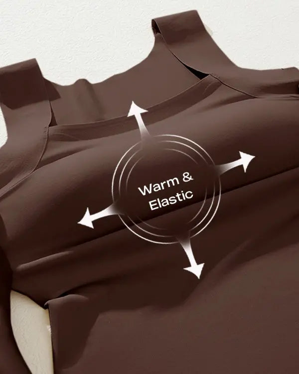 🔥Débardeur Gainant À Col En U Avec Soutien-Gorge Intégré