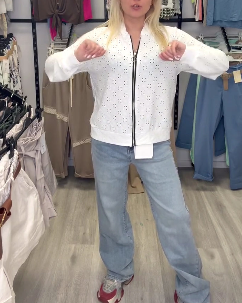 Manteau Mode Casual Fermeture Éclair