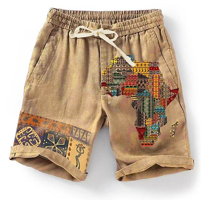 Short de plage stylé et respirant au design graphique accrocheur - Olf