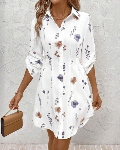 Robe Mode Imprimée Ajustée