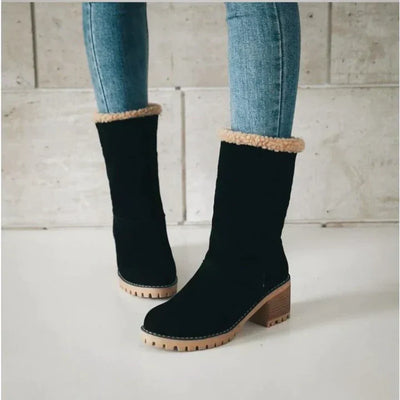 Allison | Bottes doublées avec talon