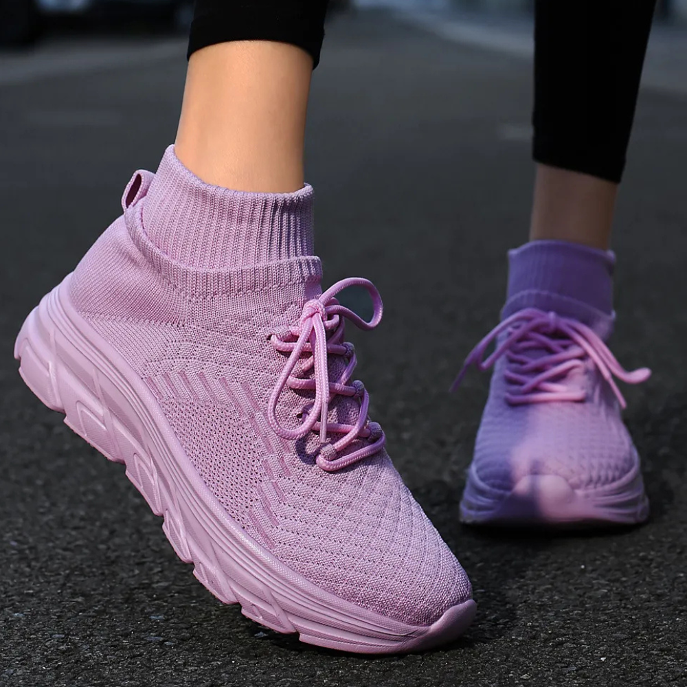 JYLLINA - Chaussures Élastiques et Aérées en Forme de Chaussettes pour Femmes