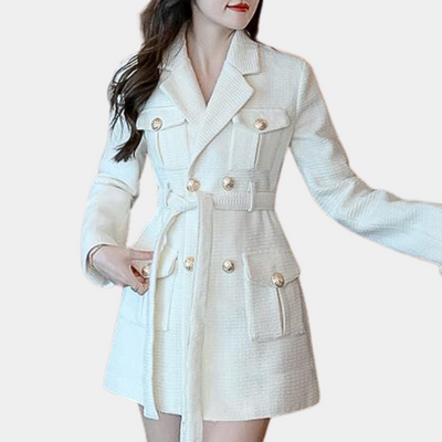 MARGARET - Manteau Mi-Long Classique pour Femmes