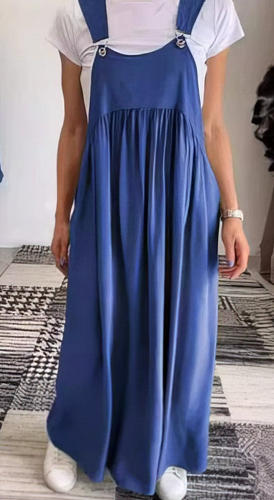 CAMILLE | Vestito Fluido Senza Maniche Casual-Chic