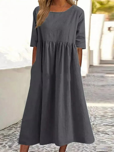 Rose - Robe D'Été Légère Et Respirante Pour Les Jours Chauds
