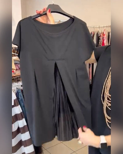 Blouse Décontractée Street Couleur Unie
