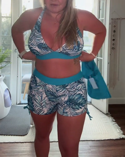 Bikini Élégant Et Polyvalent Loisir Deux Pièces