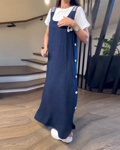 Robe Décontractée Et Tendance Bretelle