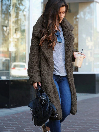Manteau Douillet | Effet Mouton | Chaleur Stylée