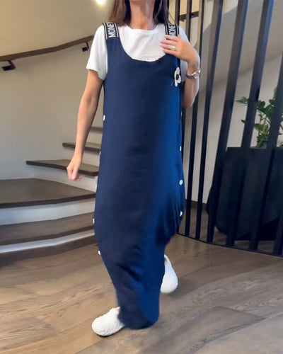 Robe Décontractée Et Tendance Bretelle