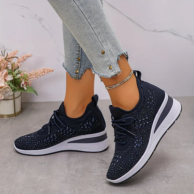 Clara | Baskets orthopédiques avec strass scintillants