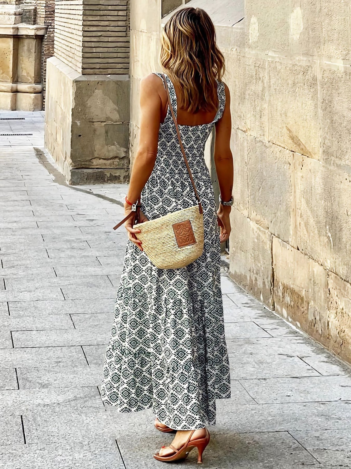 Noémie - Robe D'Été Sans Manches Smockée Pour Femme