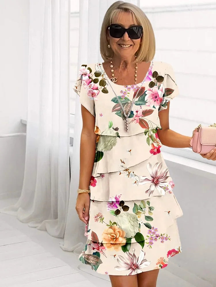 Ines | Robe fleurie élégante