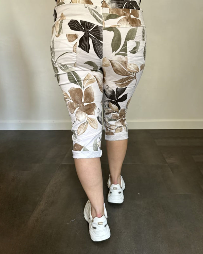 Pantalon Mode Imprimé Skinny Casual
