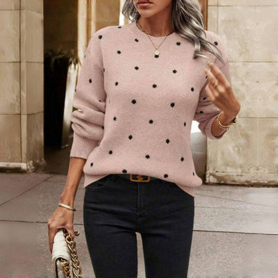 Lilah | Pull-over en maille à pois