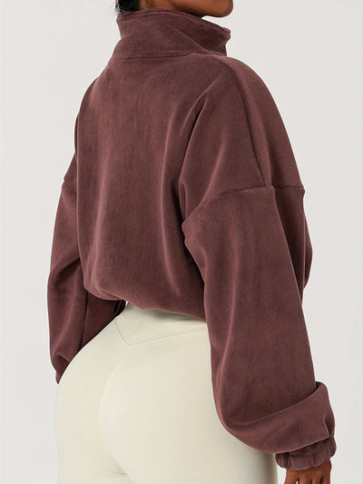 Velexia | Crop Top en Fleece