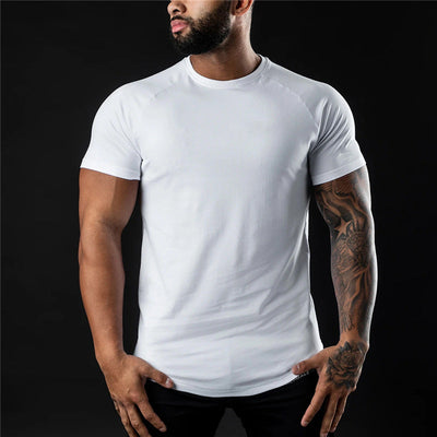 Charles | T-Shirt Plaine Pour Hommes | Manche Courte