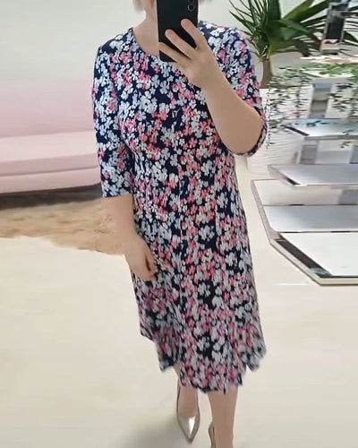 Robe Décontractée Imprimé Fleuri