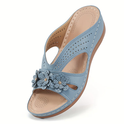 Morgane™ | Sandales Fleurie Orthopédique