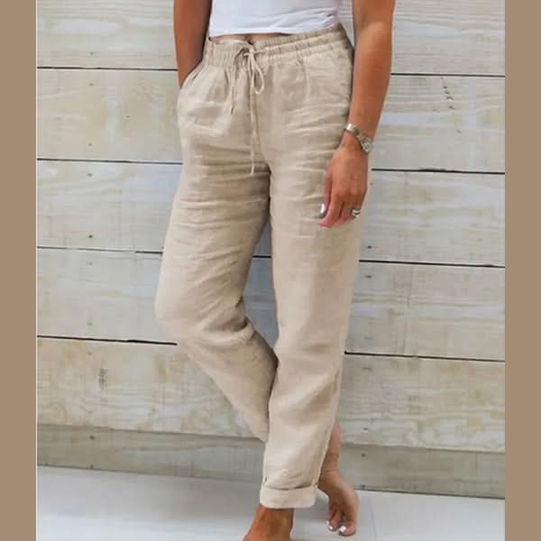 Morgane™ | Pantalon d'été en coton-lin léger