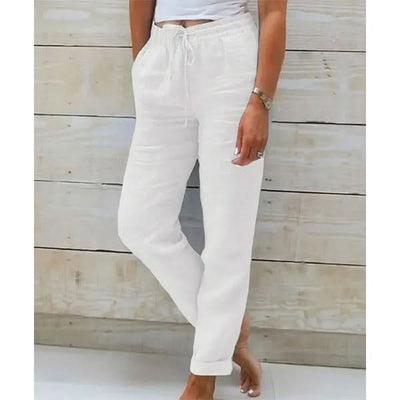 Morgane™ | Pantalon d'été en coton-lin léger
