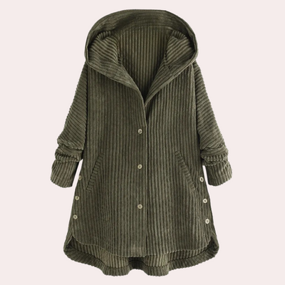 MCKENNA - Manteau en Velours Côtelé pour Femmes