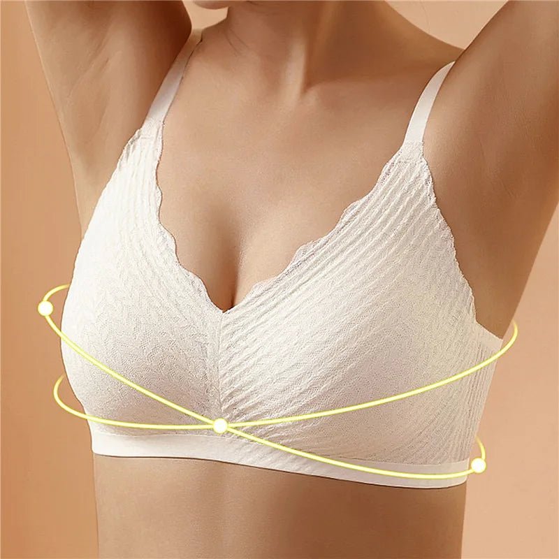 Soutien-gorge femme sans armature – Couvre entièrement – Maille douce confortable