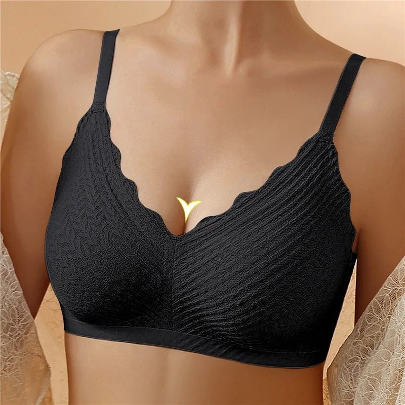 Soutien-gorge femme sans armature – Couvre entièrement – Maille douce confortable