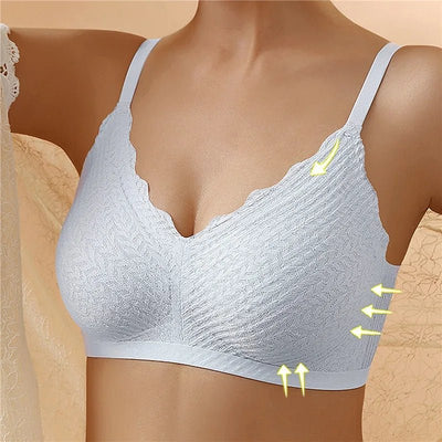 Soutien-gorge femme sans armature – Couvre entièrement – Maille douce confortable