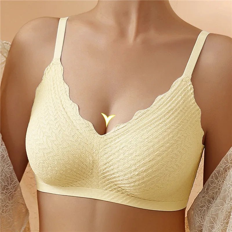 Soutien-gorge femme sans armature – Couvre entièrement – Maille douce confortable